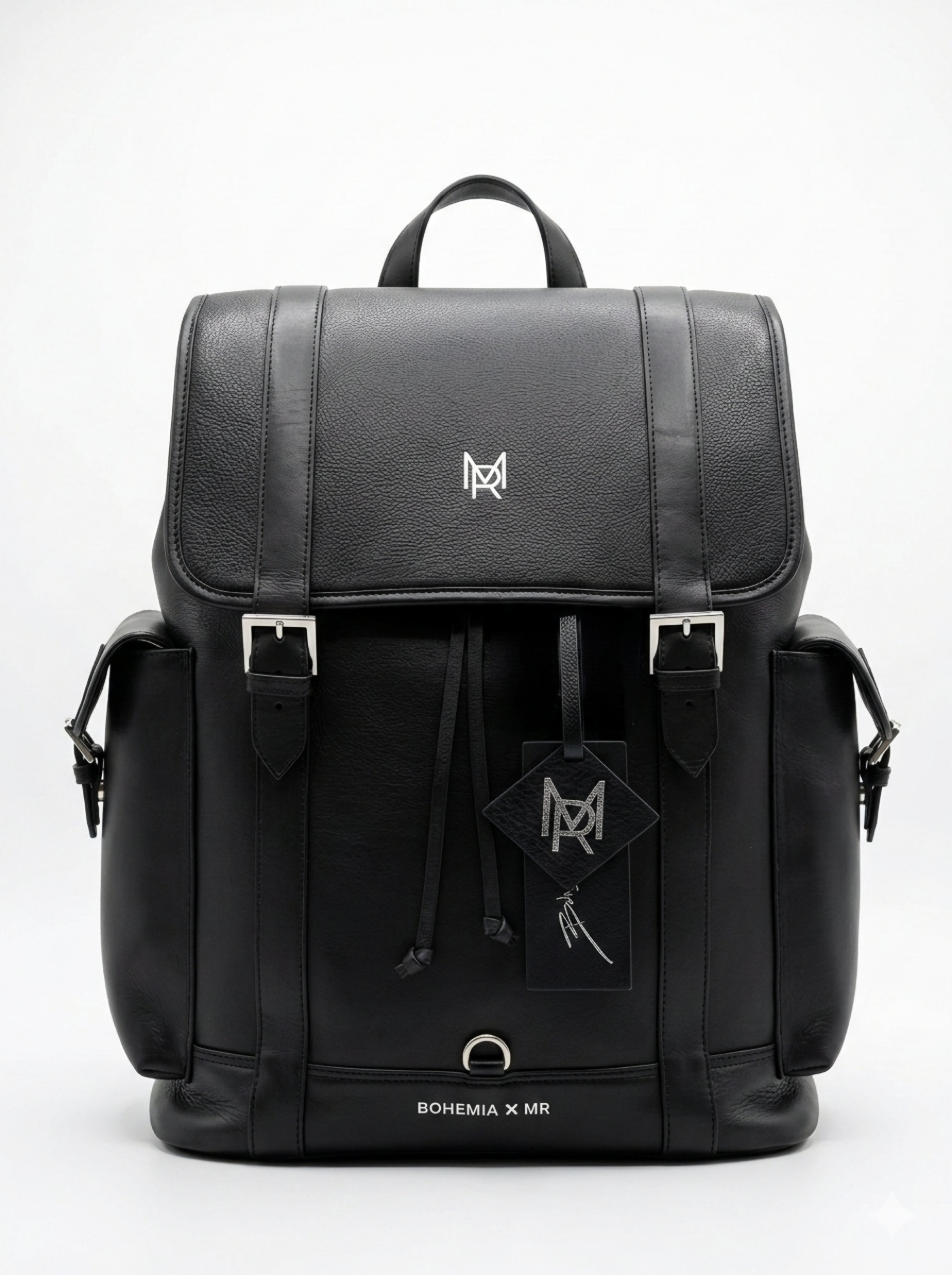 business backpacks top grain leather by remwick BOHEMIA x MR Maverick Black BackPack – Maison Rahisi Kånken Laptop 15 Ochre Other Lures durable yet elegant making Size:LT4000D-CXH