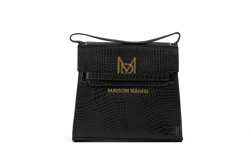 Maison Rahisi Cosmos Black Handbag