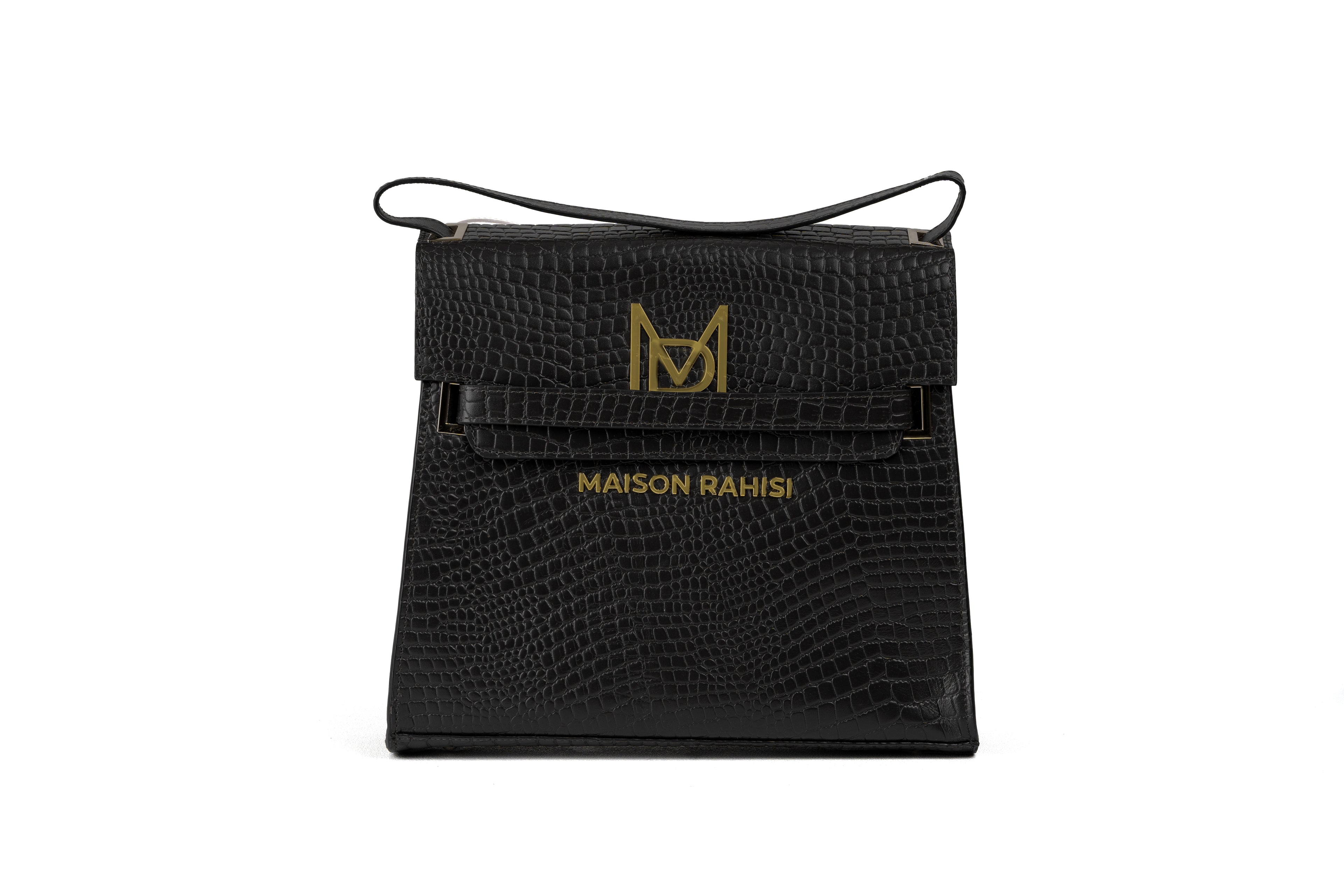 Maison Rahisi Cosmos Black Handbag