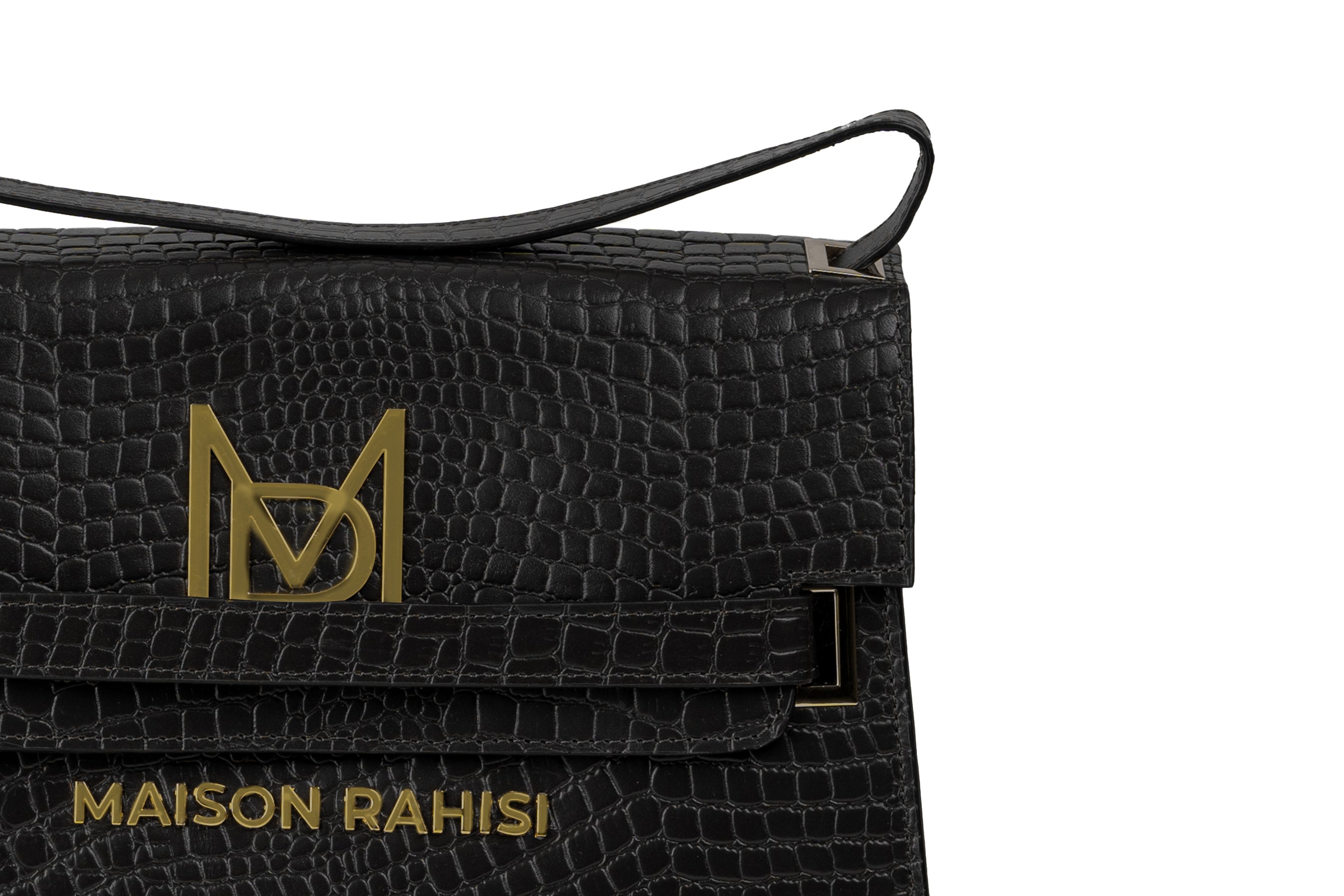Maison Rahisi Cosmos Black Handbag