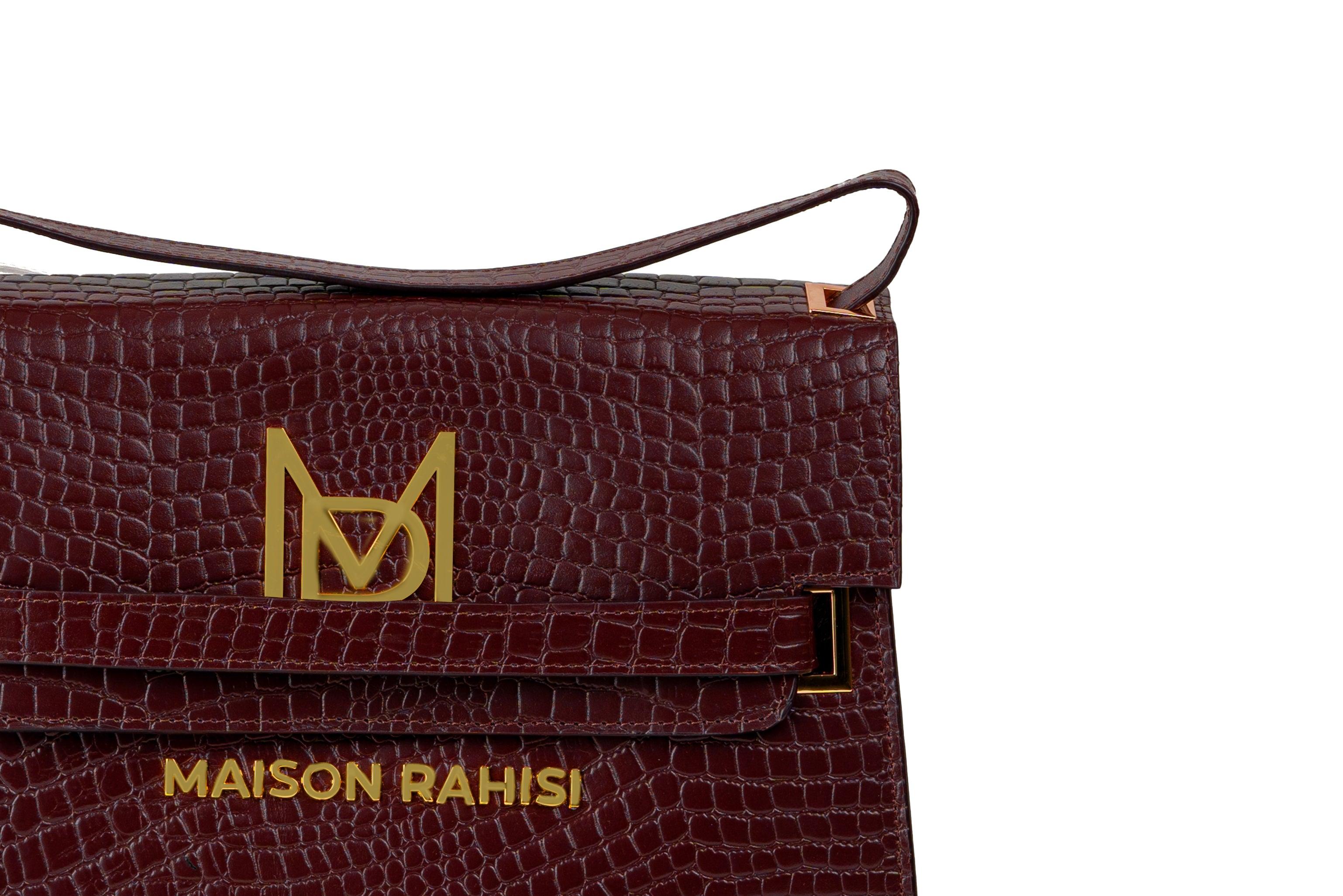 Maison Rahisi Cosmos Burgundy Bag