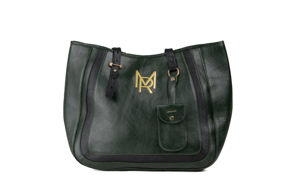 Maison Rahisi Dark Green and Black Terra Bag