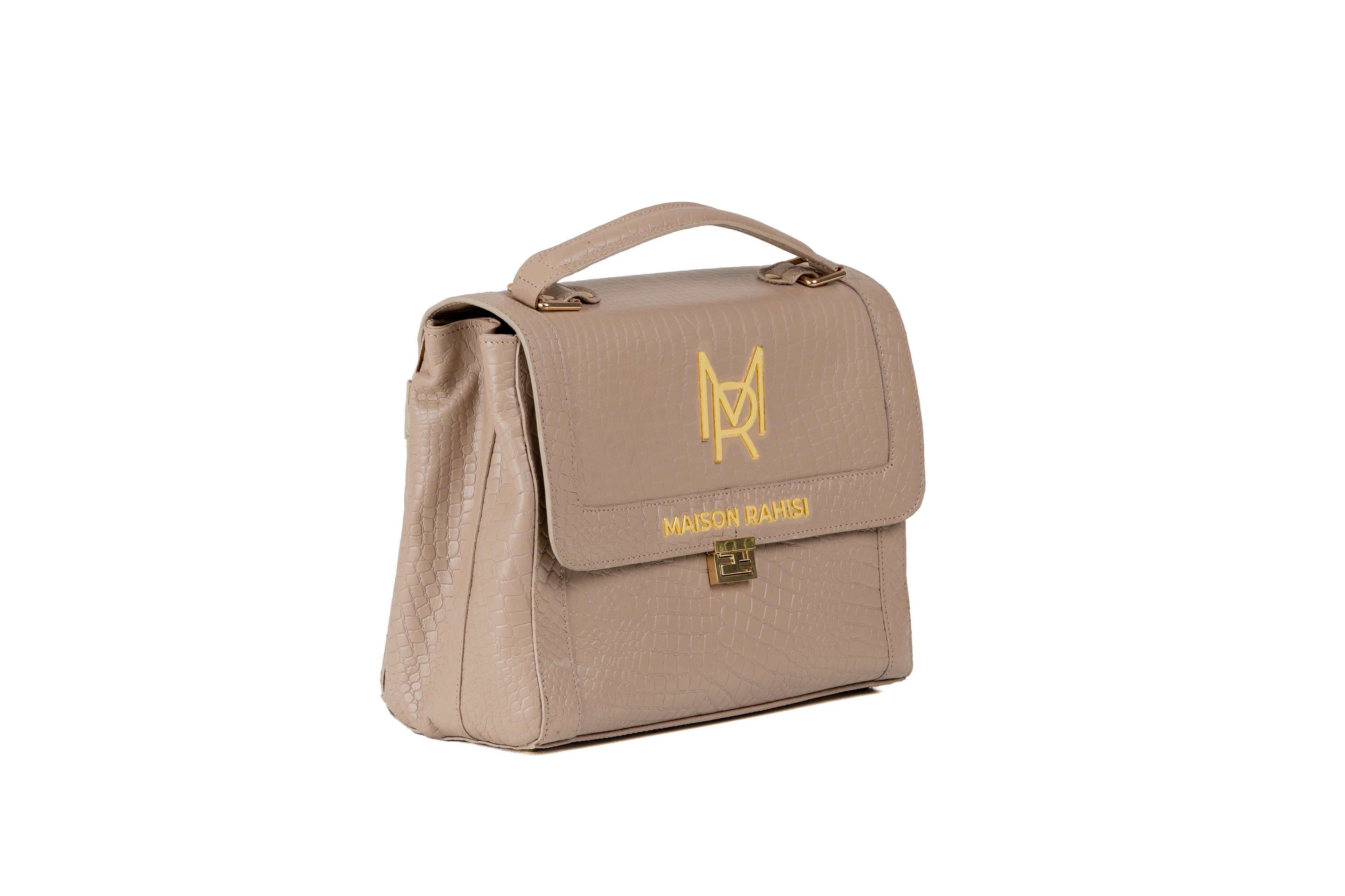 Maison Rahisi Laurel Caramel Beige Handbag