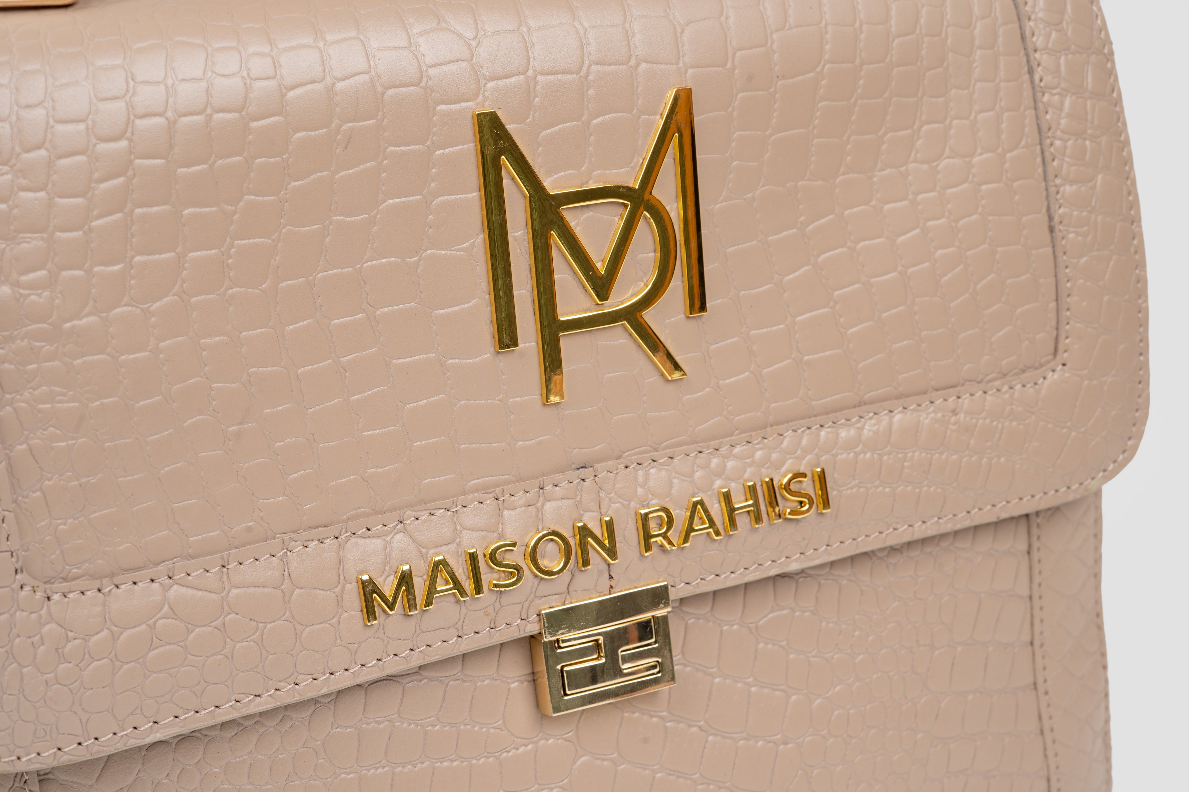 Maison Rahisi Laurel Caramel Beige Handbag