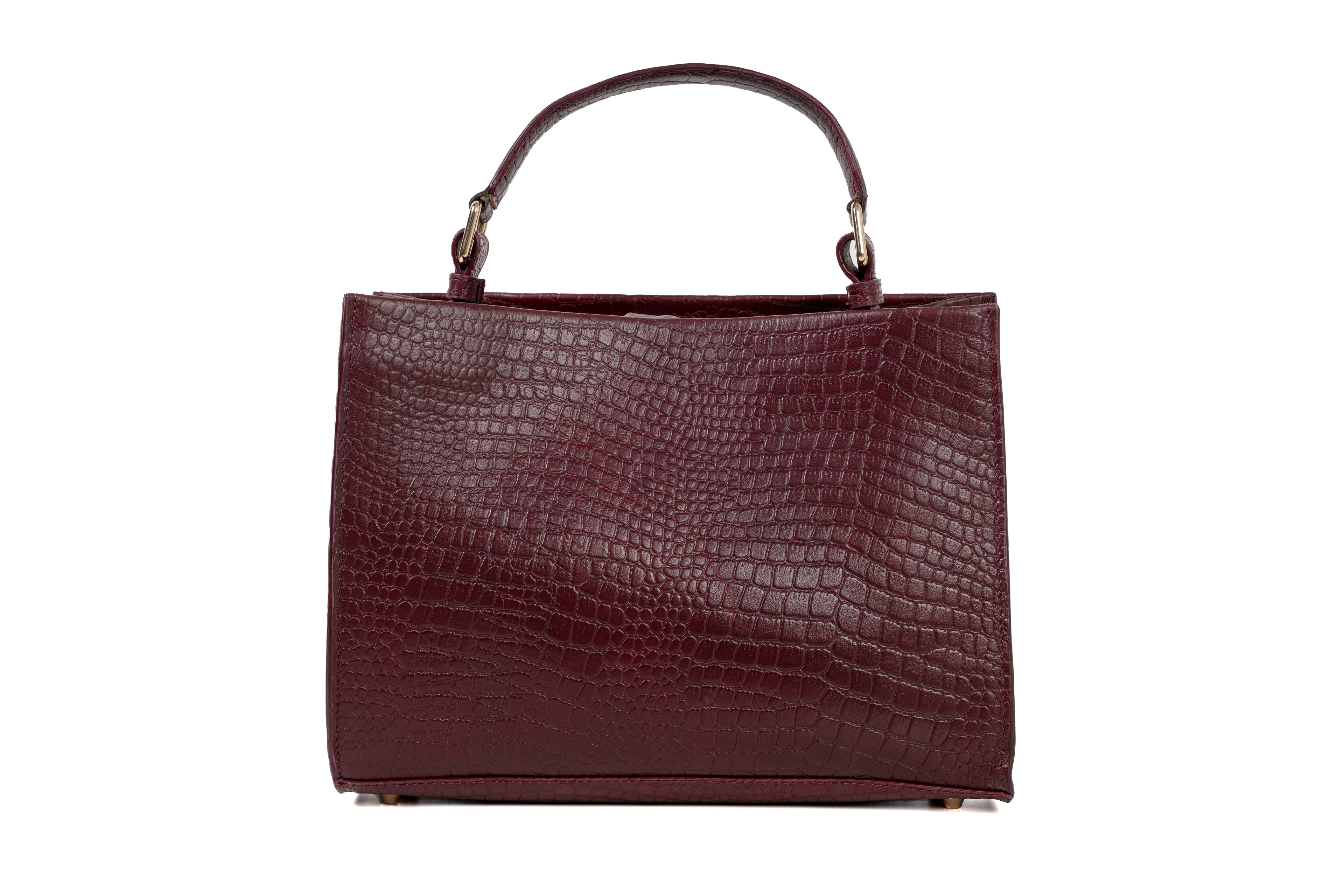 Maison Rahisi Carolina Maroon Satchel
