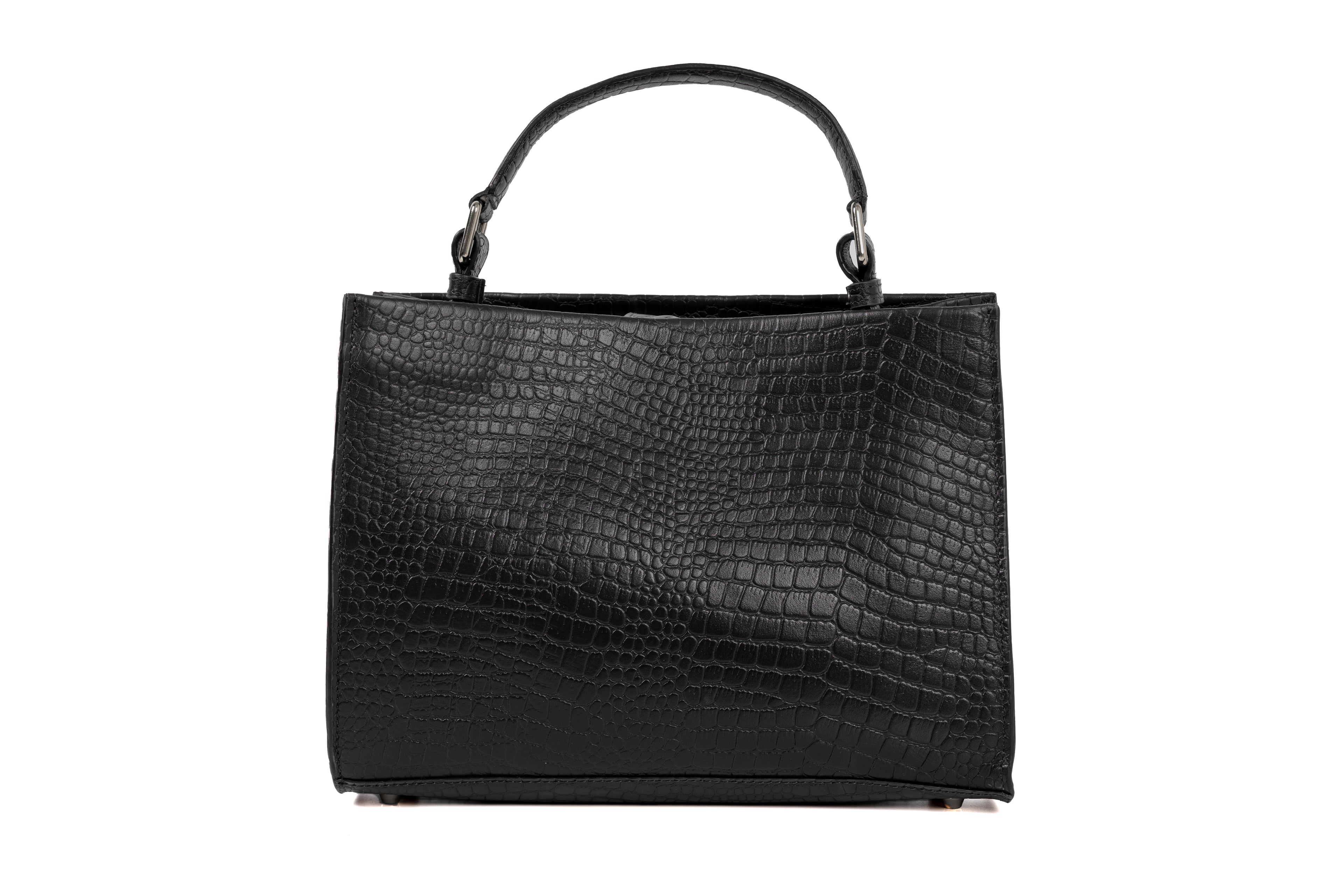 Maison Rahisi Carolina Black Satchel