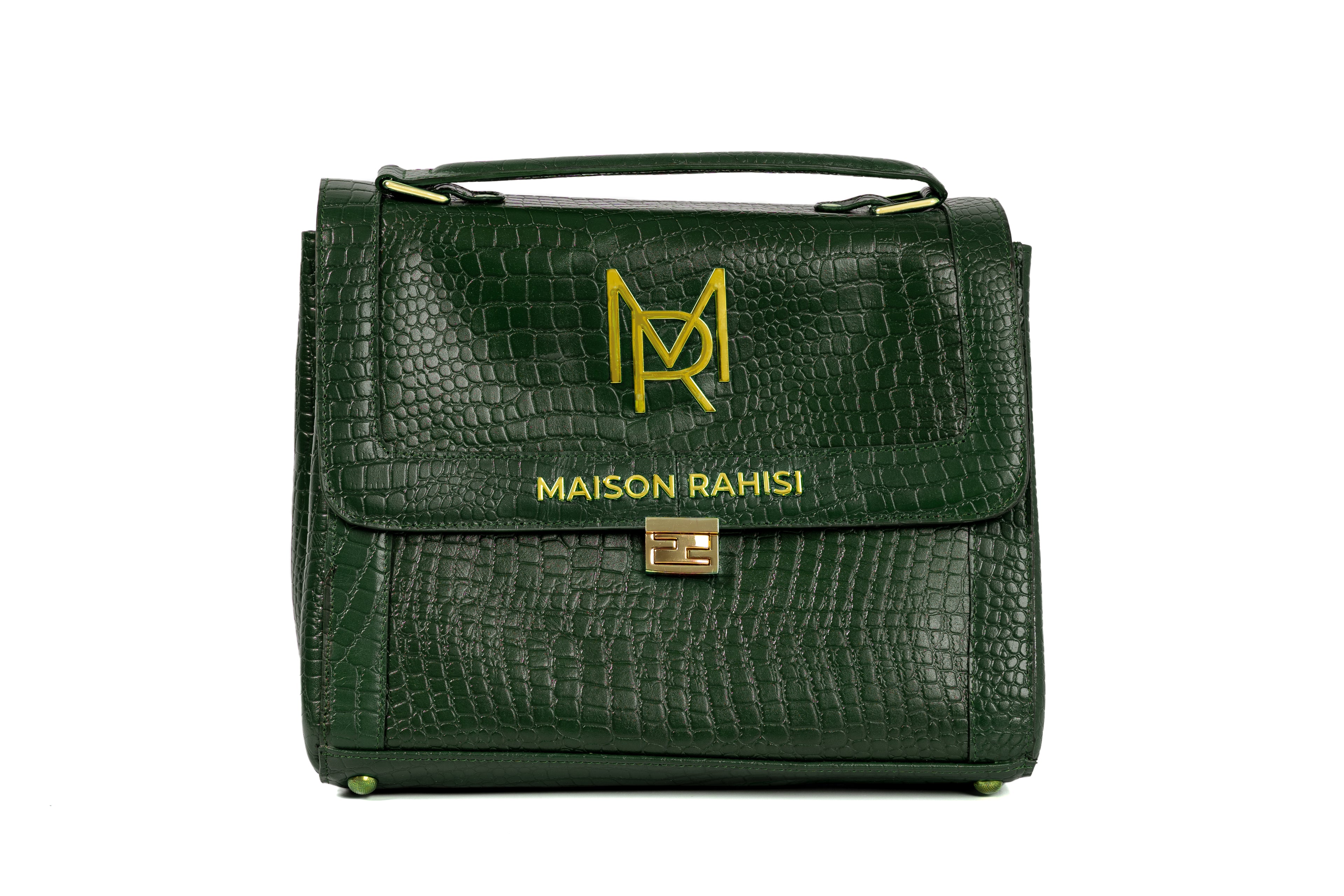 Maison Rahisi Laurel Olive Green Handbag