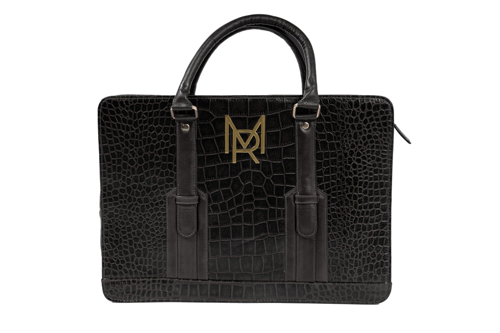 Maison Rahisi Black Bergamot Laptop Bag