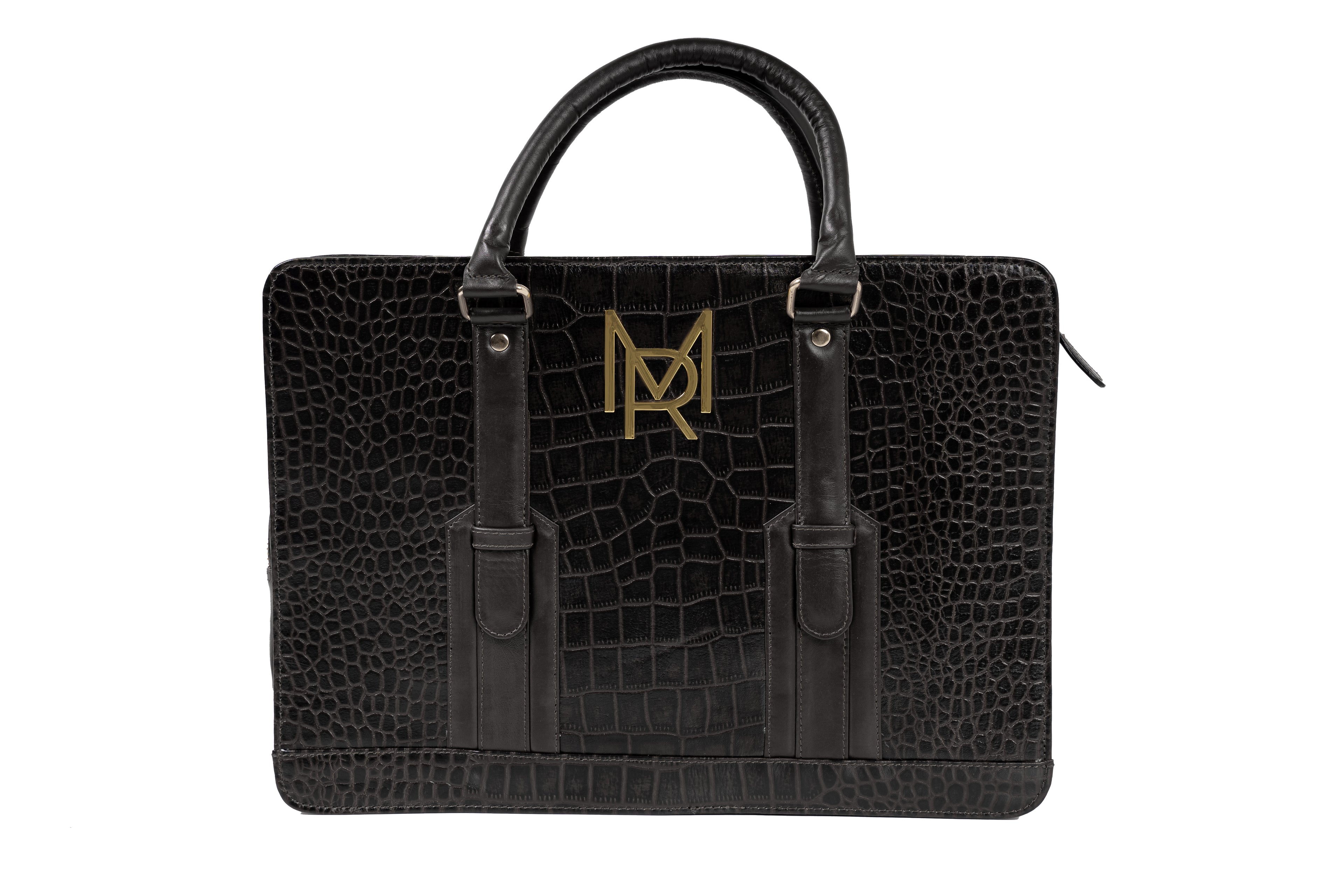 Maison Rahisi Black Bergamot Laptop Bag