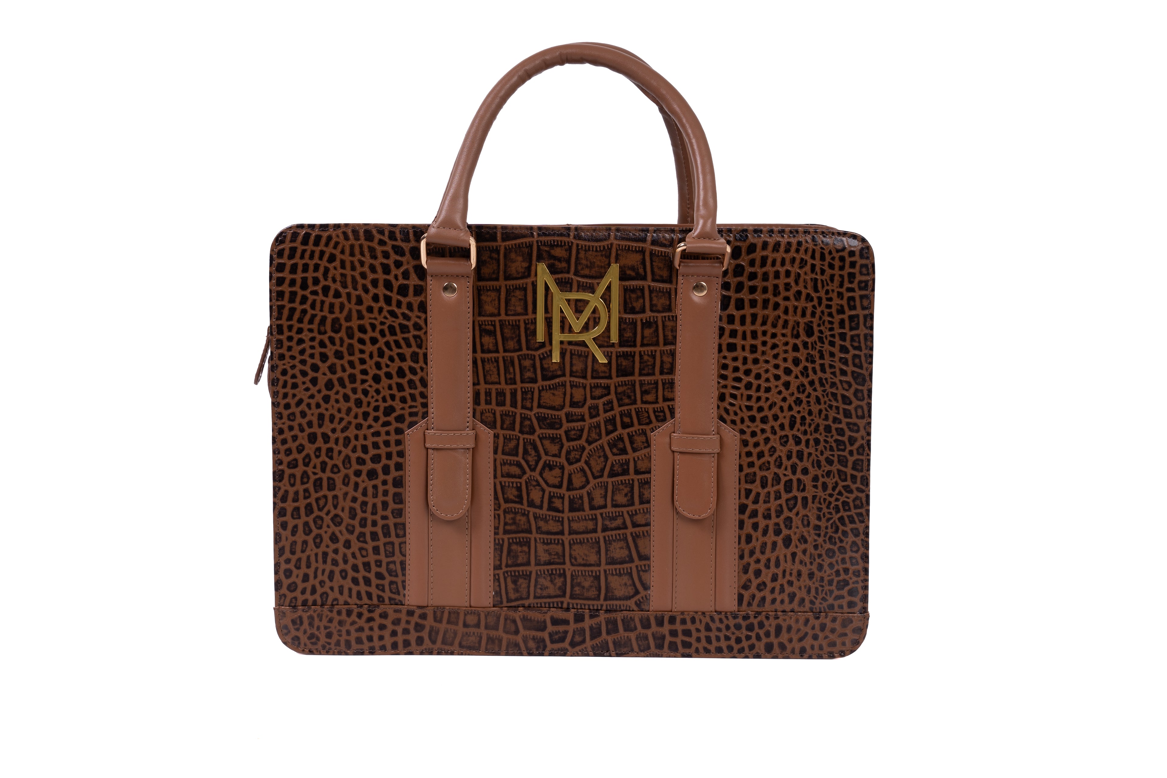 Maison Rahisi Bergamot Leopard Print Laptop Bag