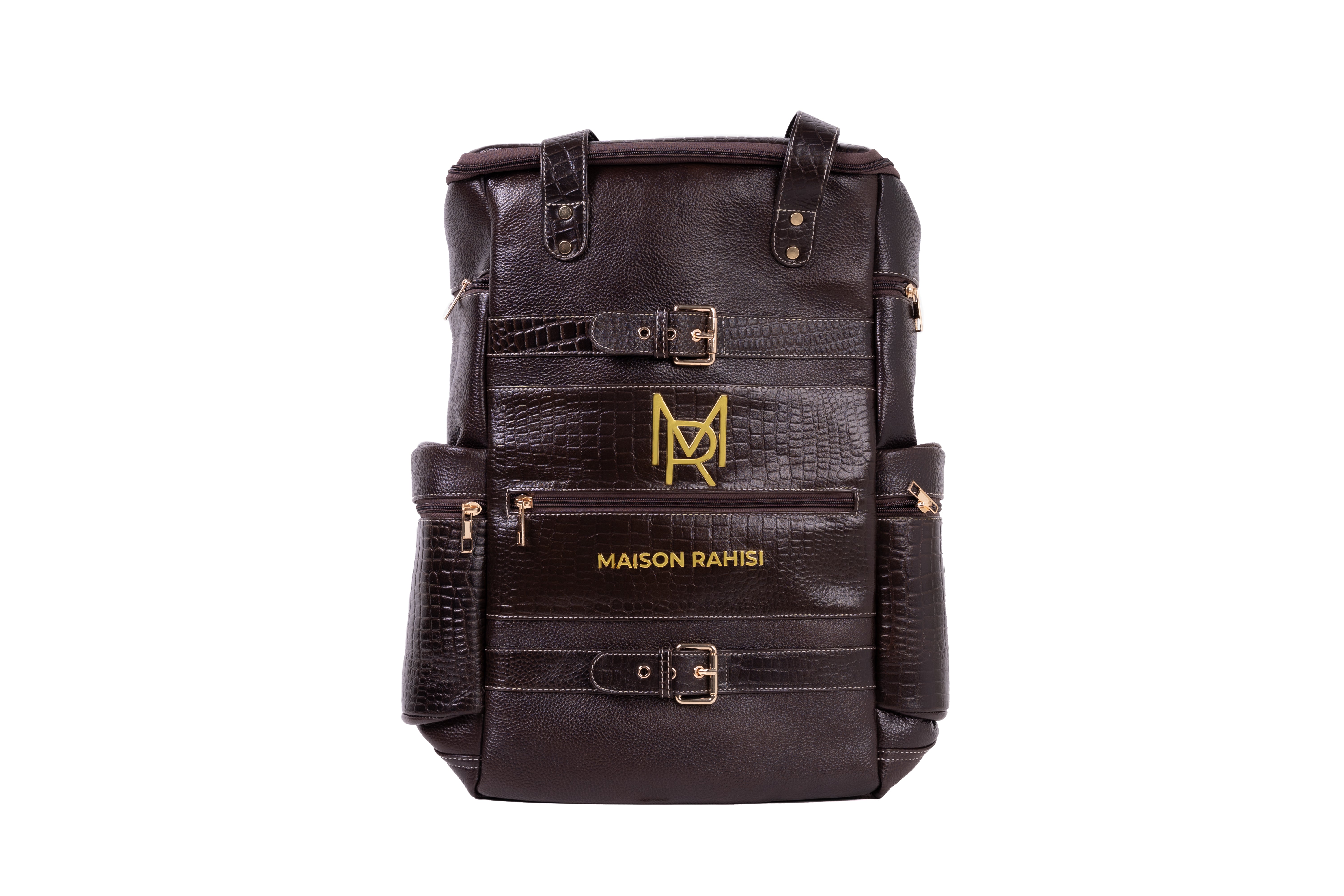 Bohemia X MR PathFinder Dark Brown Leather Backpack – Maison Rahisi