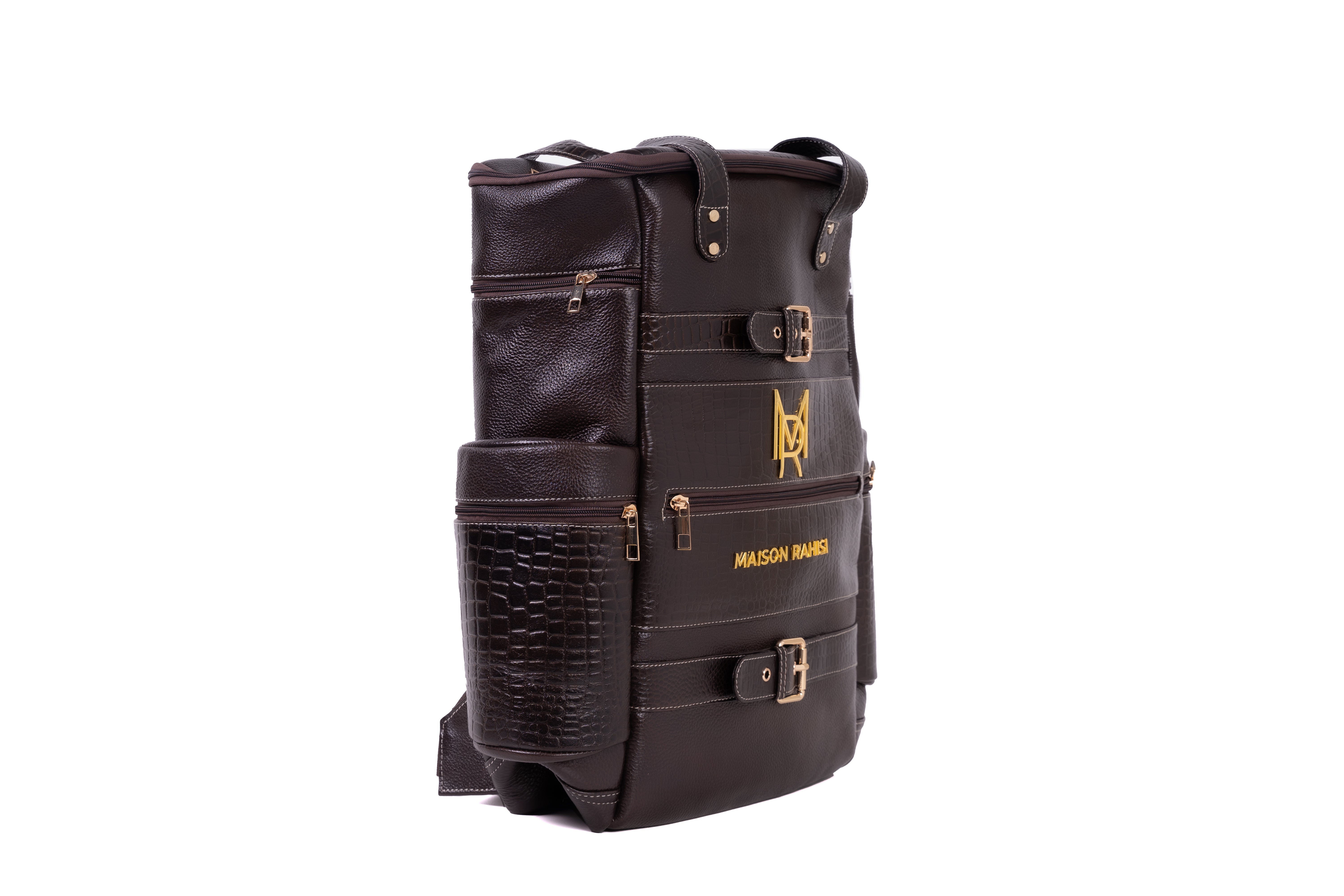 Bohemia X MR PathFinder Dark Brown Leather Backpack – Maison Rahisi