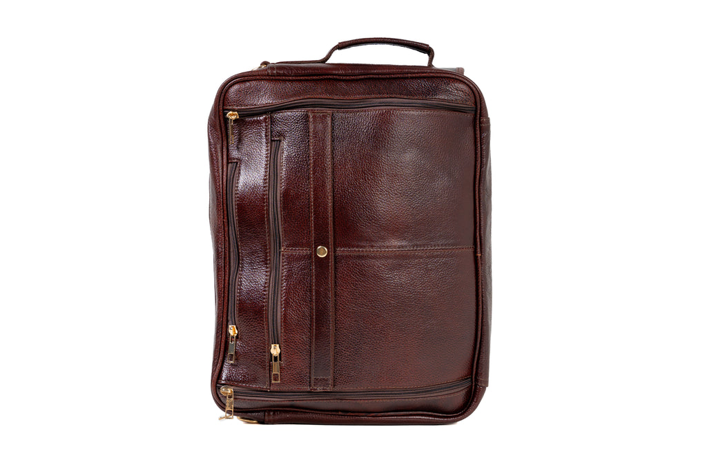 Maison Rahisi Voyager Smooth Brown Multi Utility bag